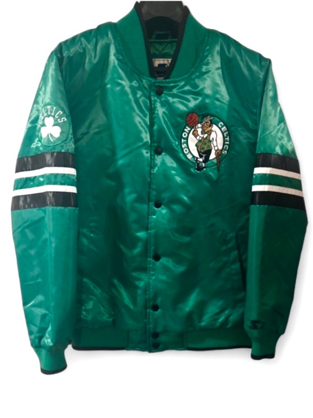 STARTER NBA Boston Celtics Varsity Bomber Jacket Size Men’s Large